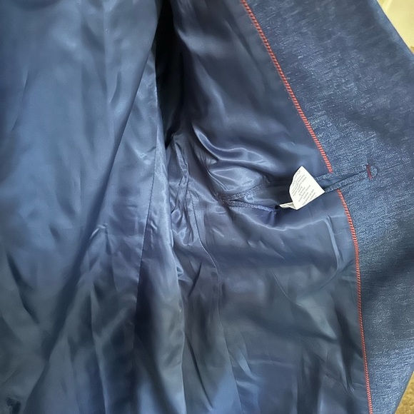 NWT-Grace Karin Men’s Blazer Blue‎ Size 40L (L) - Picture 7 of 8